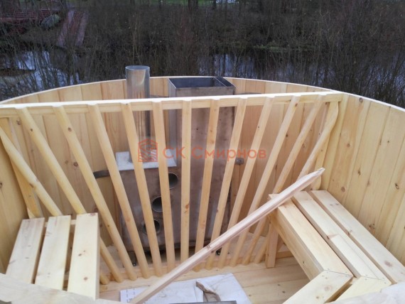 Купель на террасе