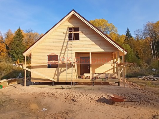 Октябрь 2022 - дом из бруса №127