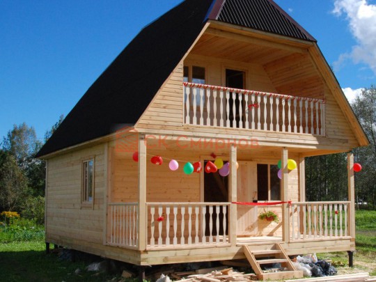 Сентябрь 2016 - дом из бруса №24