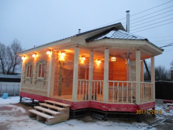 Фото №9: баня из бруса 57