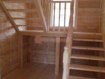 Фото №73: дом из бруса 64