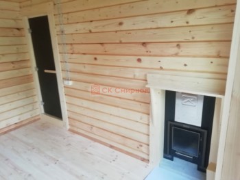 Фото №47: баня из бруса 79