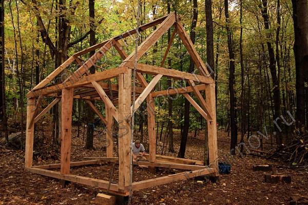 Сборка дома по каркасной технологии